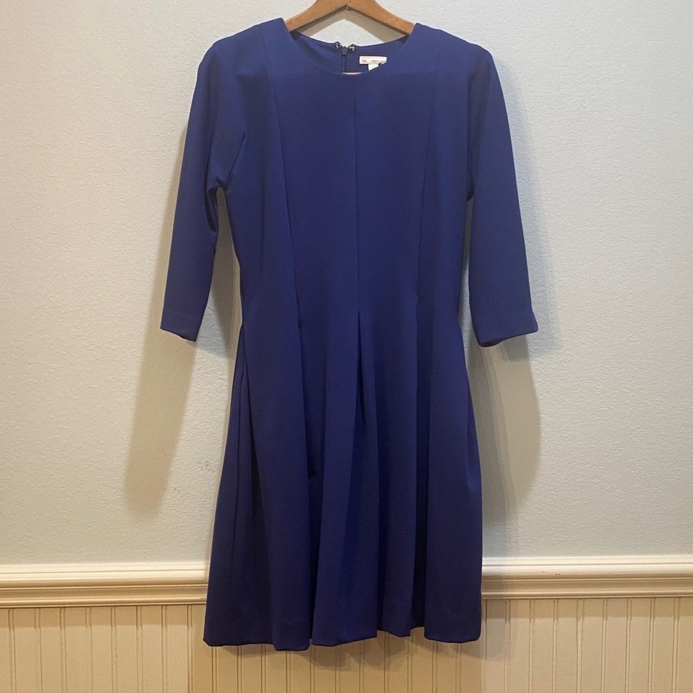 GAP Cobalt Blue 3/4 Sleeve Dress